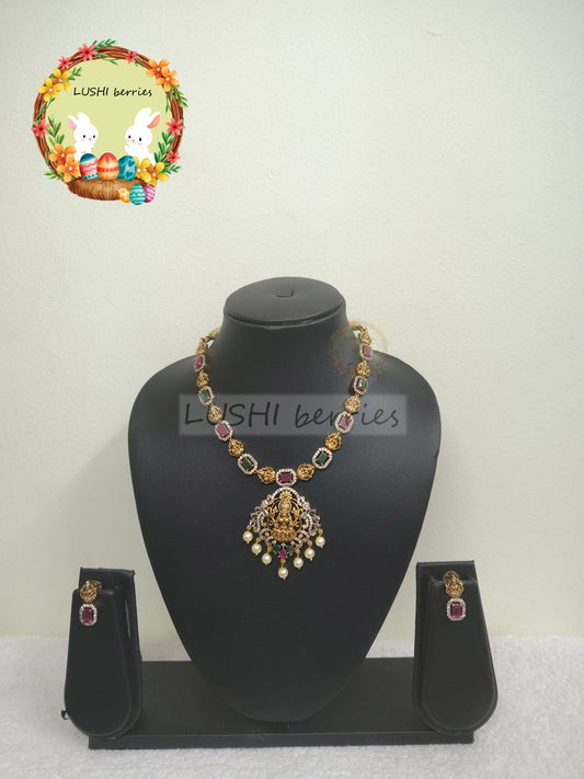 12_Premium Lakshmi Gold Look alike Haram