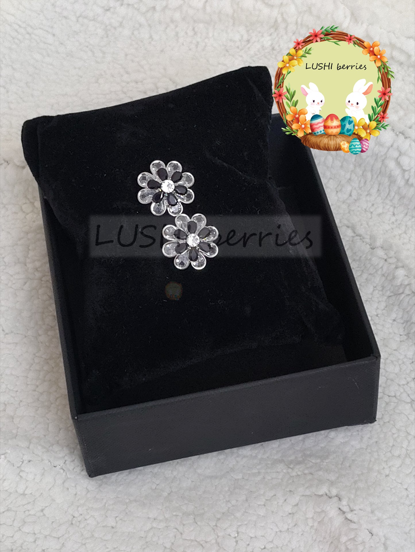 38_2 Color combination Flower studs with different color options