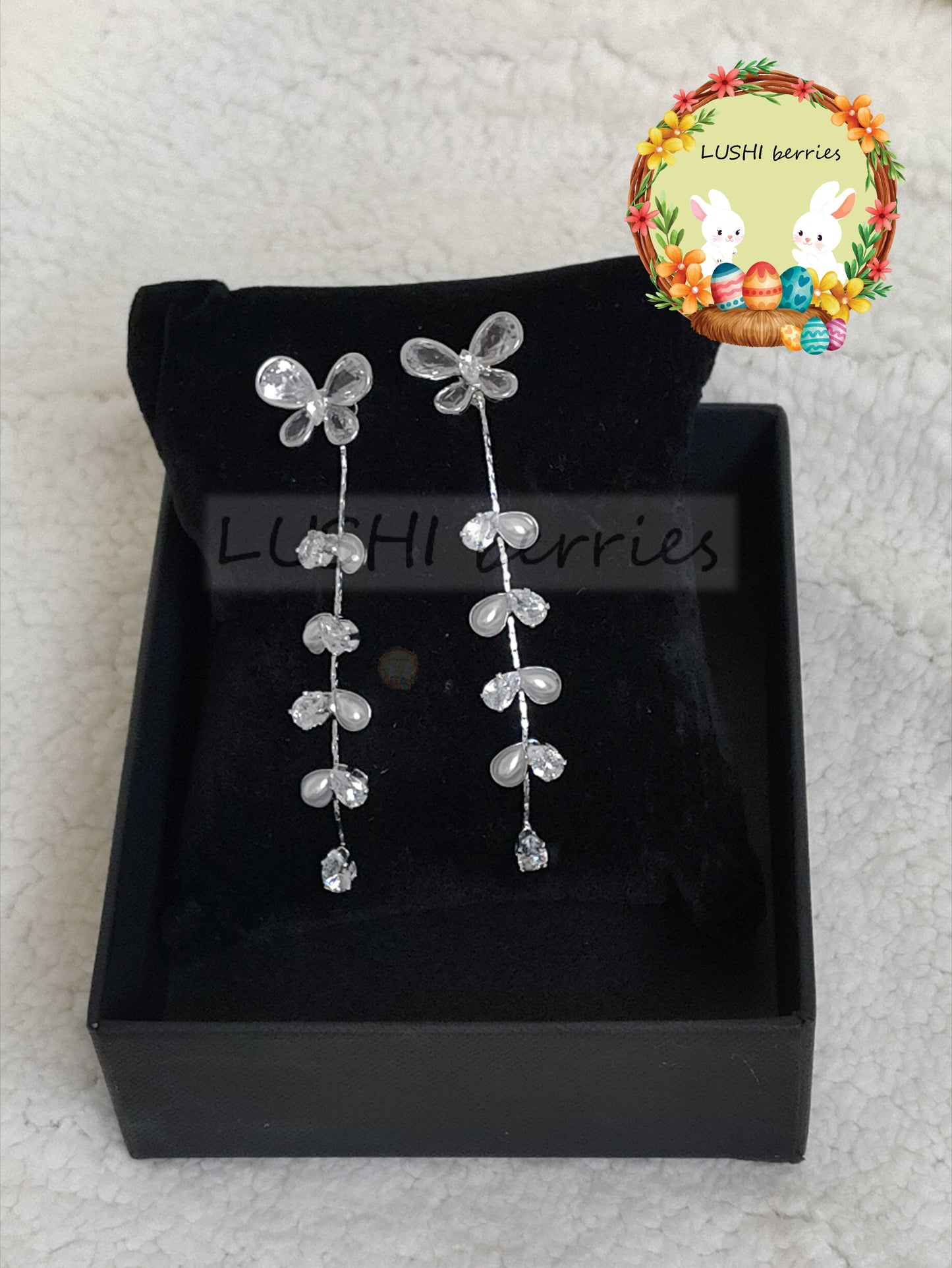 40_Party wear hanging earring with different color options