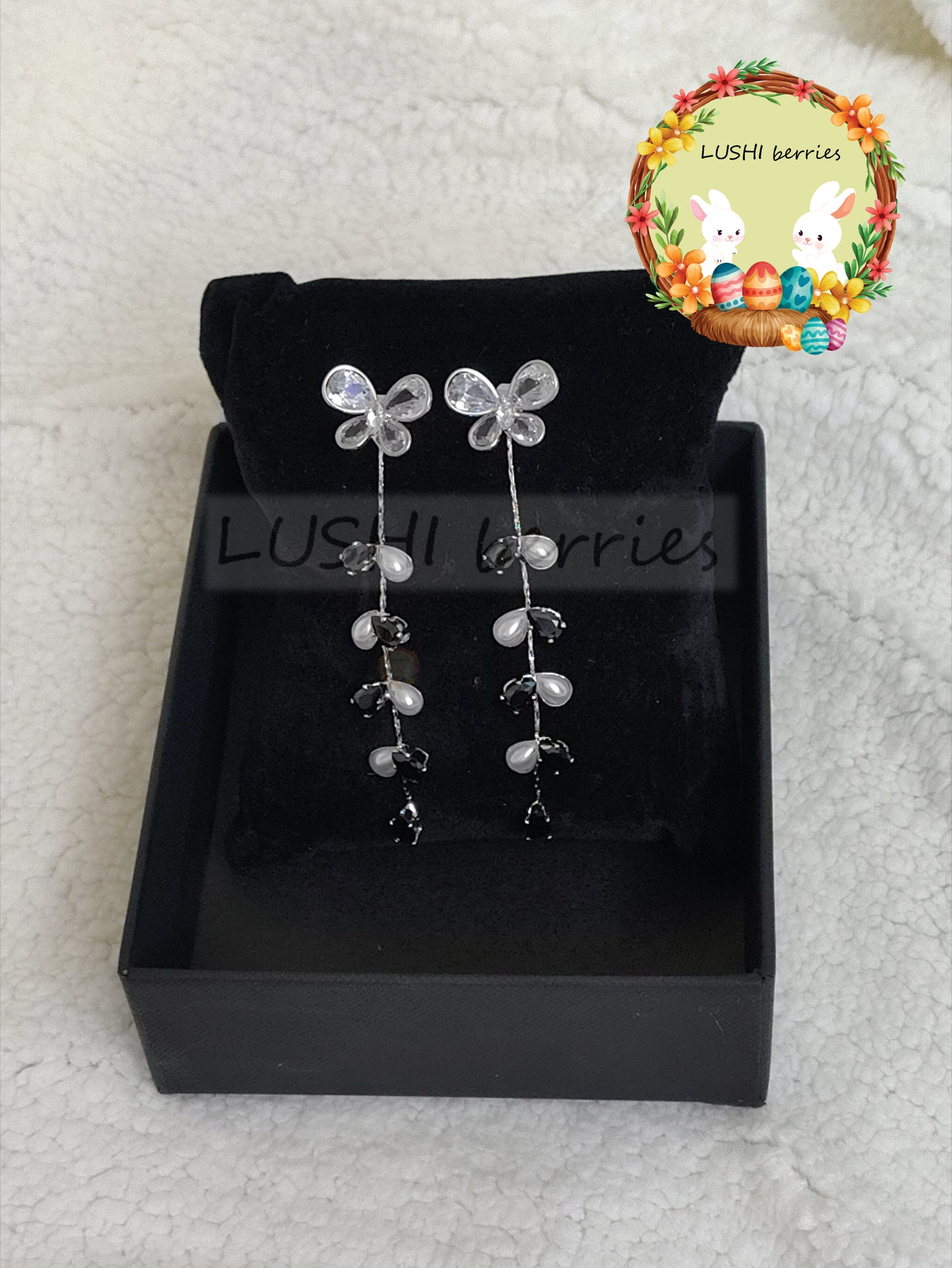 40_Party wear hanging earring with different color options