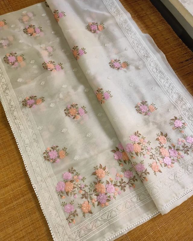 6_Semi pure organza saree