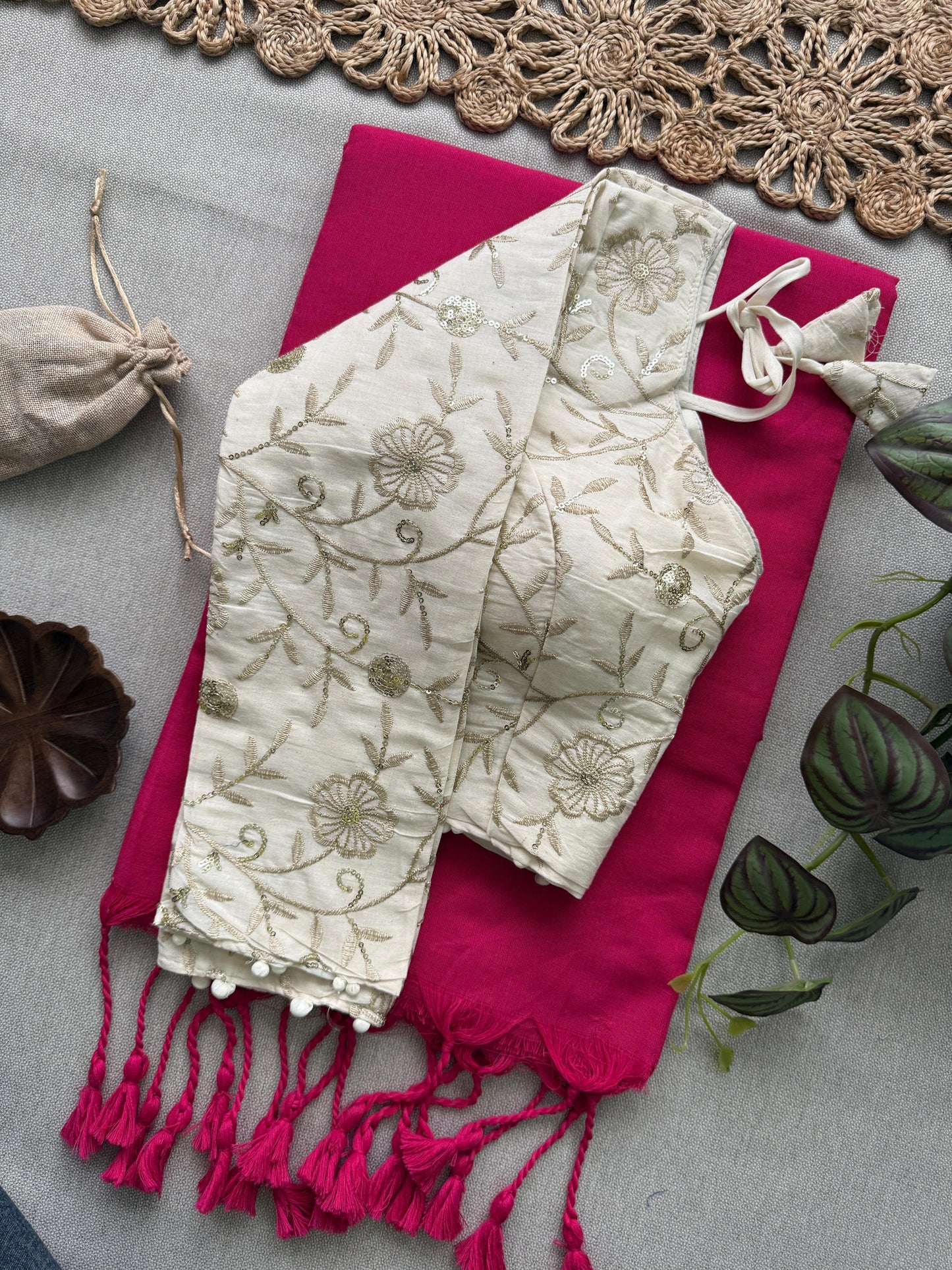 13_NEW Handloom Khadi  COTTON Saree
