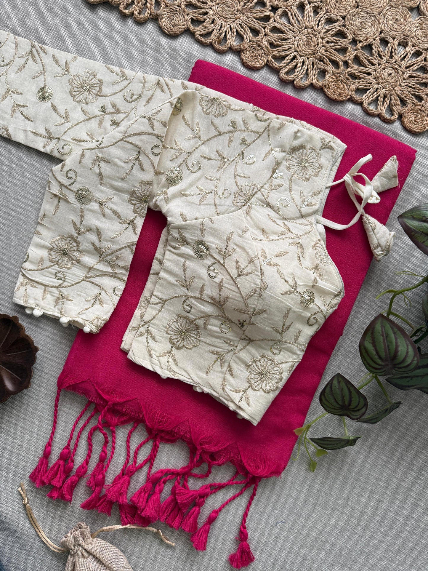13_NEW Handloom Khadi  COTTON Saree