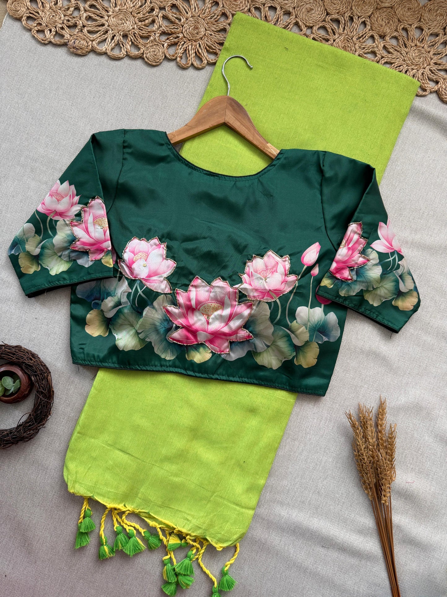 14_ NEW Handloom Khadi  COTTON Saree