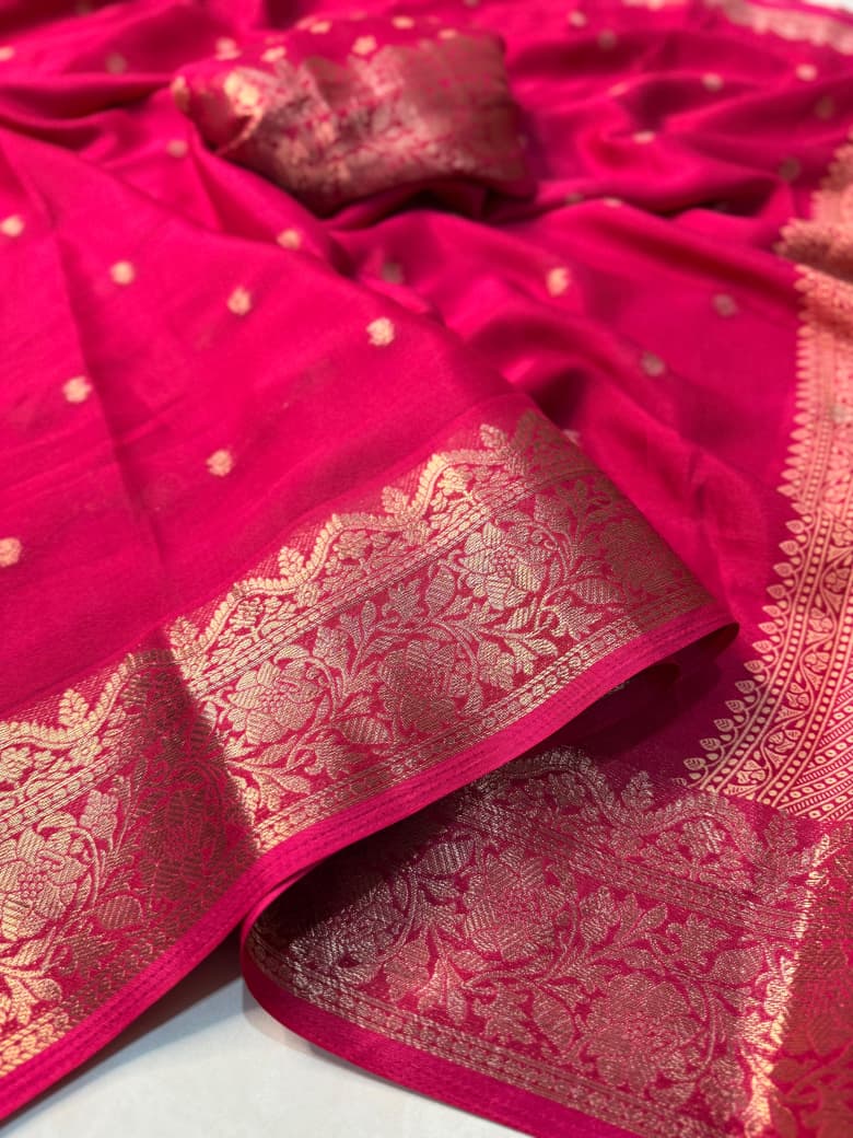 16_PREMIUM CREAP SILK  SOFT SMOOTH SILK CREAP MATRIALS