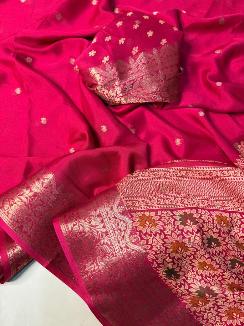 16_PREMIUM CREAP SILK  SOFT SMOOTH SILK CREAP MATRIALS