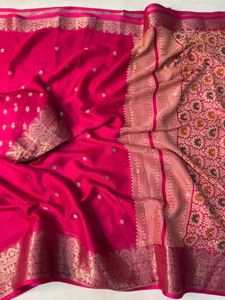 16_PREMIUM CREAP SILK  SOFT SMOOTH SILK CREAP MATRIALS