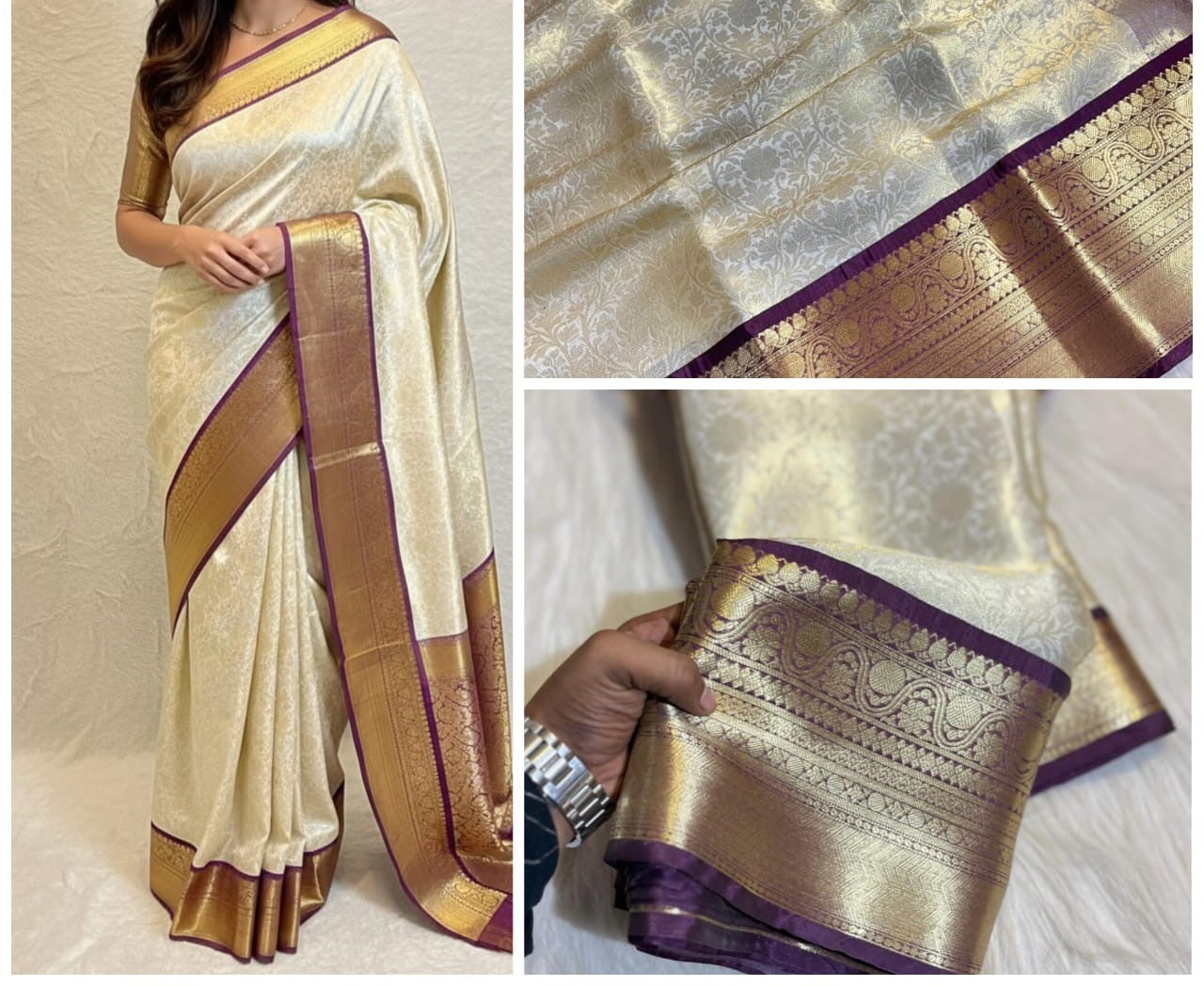 21_Banarsi semi katan silk soft saree _ 2