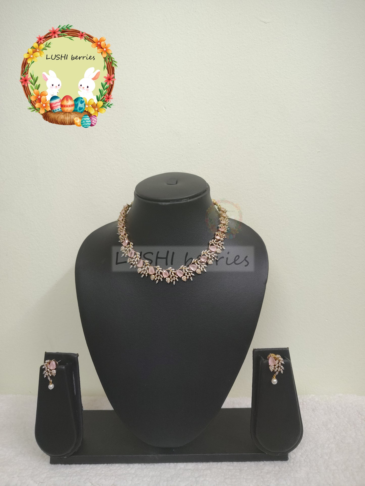10_Premium Party Wear Crystal stone Necklace