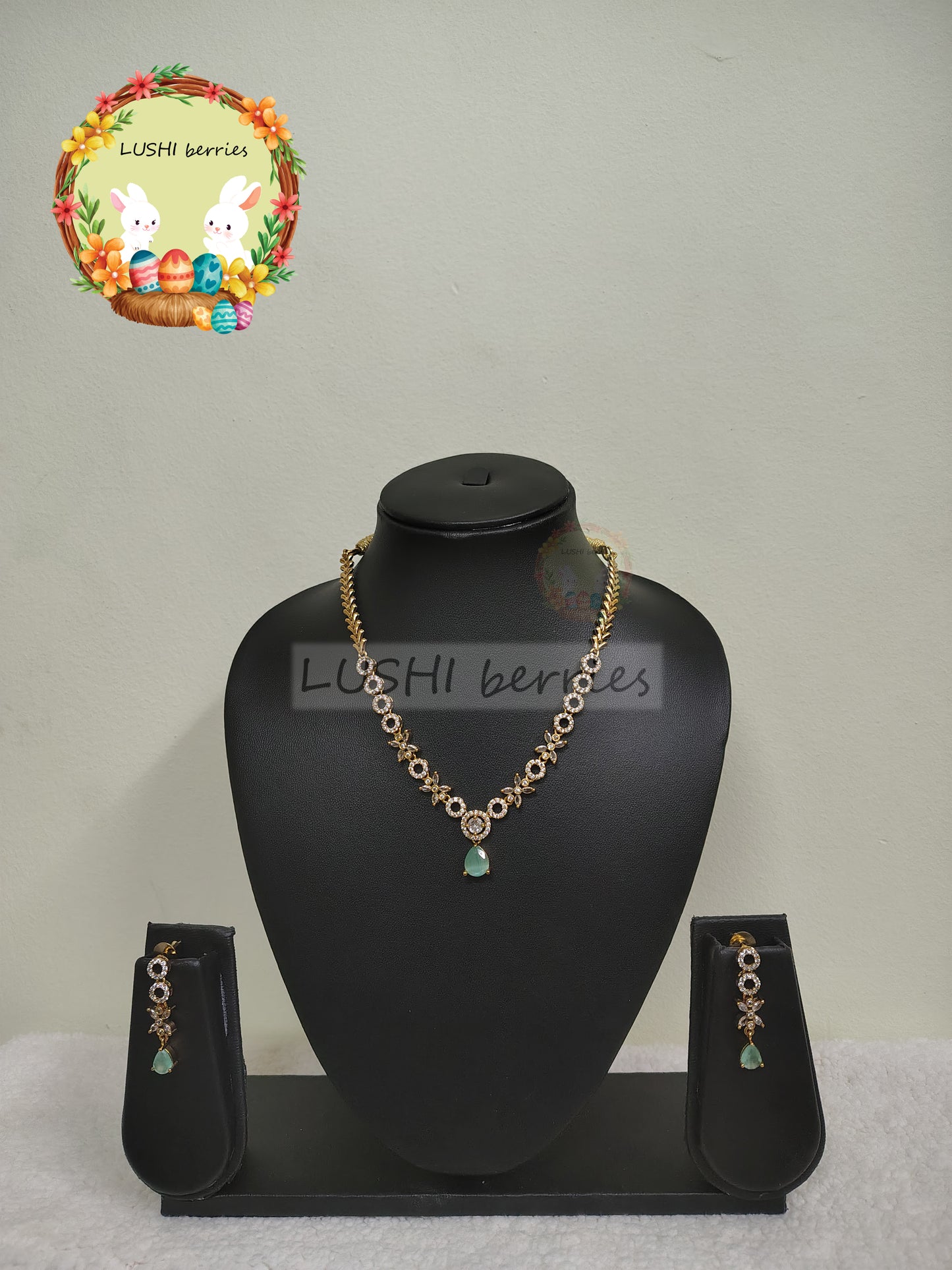 13_Premium Party wear with Combinational Crystal stones