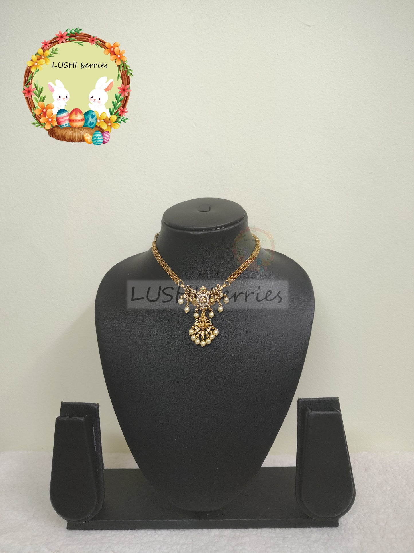 1_Premium Short Gold look-alike Necklace