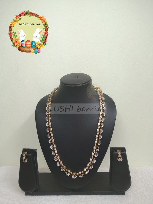 5_Premium Long White Stone Haram