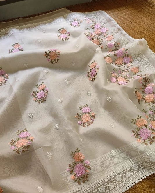 6_Semi pure organza saree