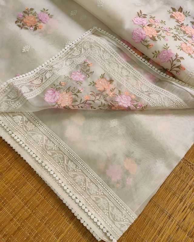 6_Semi pure organza saree