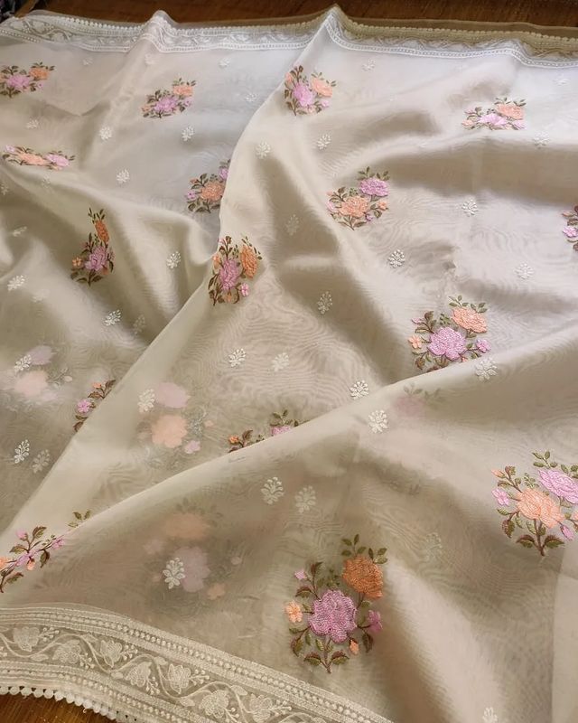 6_Semi pure organza saree