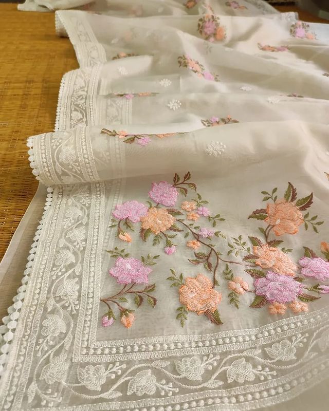 6_Semi pure organza saree