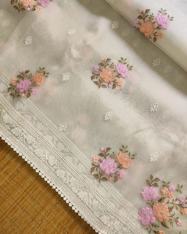 6_Semi pure organza saree