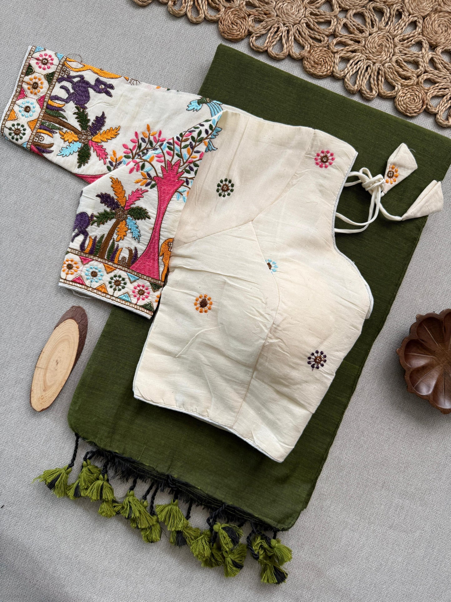 7_NEW Handloom Khadi  COTTON Saree_Variant 1