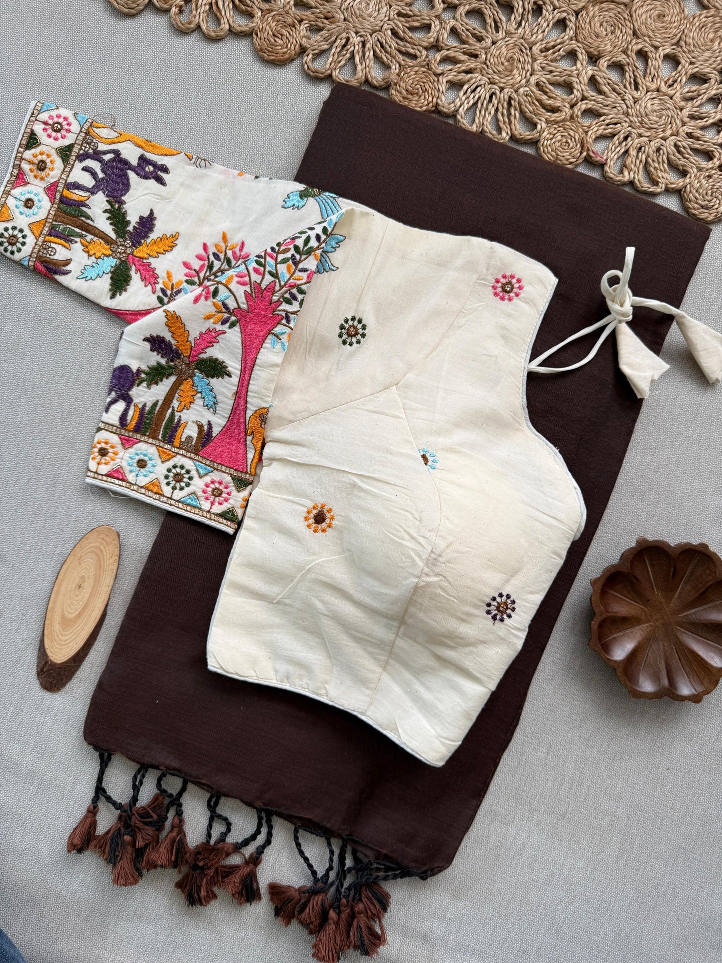 7_NEW Handloom Khadi  COTTON Saree_Variant 1