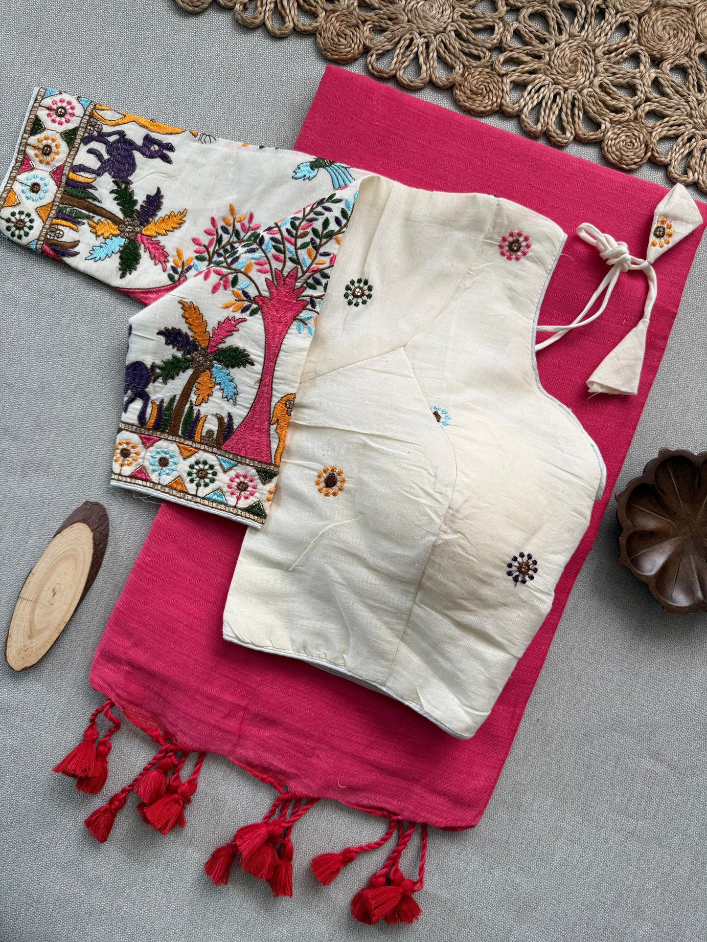 7_NEW Handloom Khadi  COTTON Saree_Variant 1