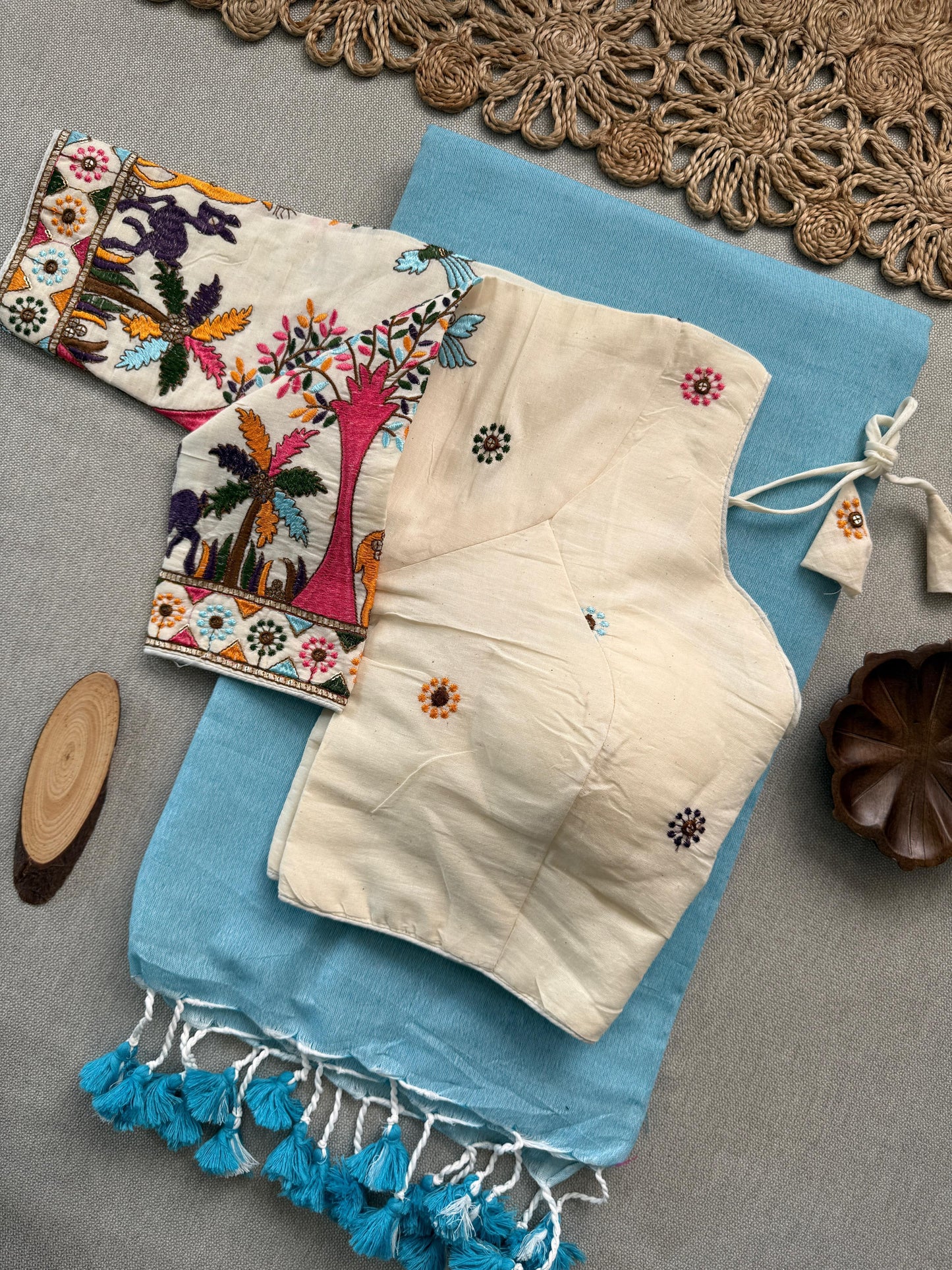 7_NEW Handloom Khadi  COTTON Saree_Variant 1