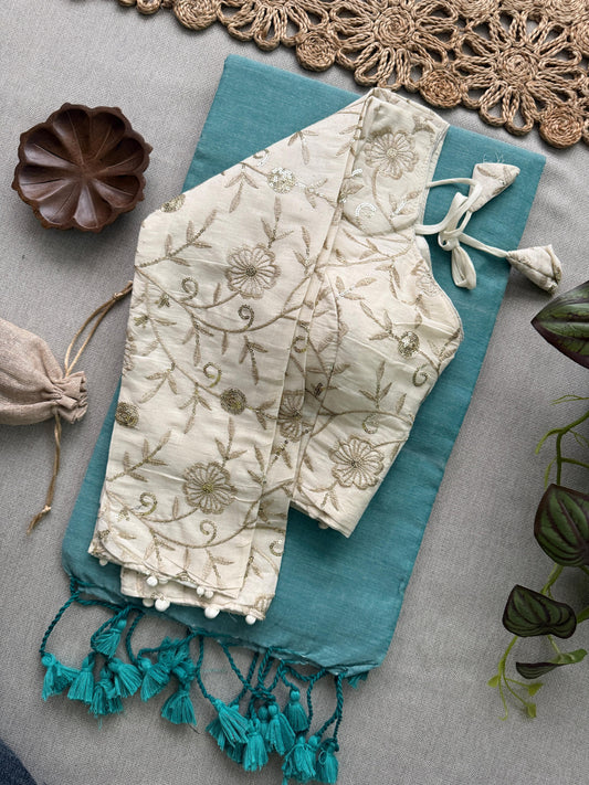 13_NEW Handloom Khadi  COTTON Saree