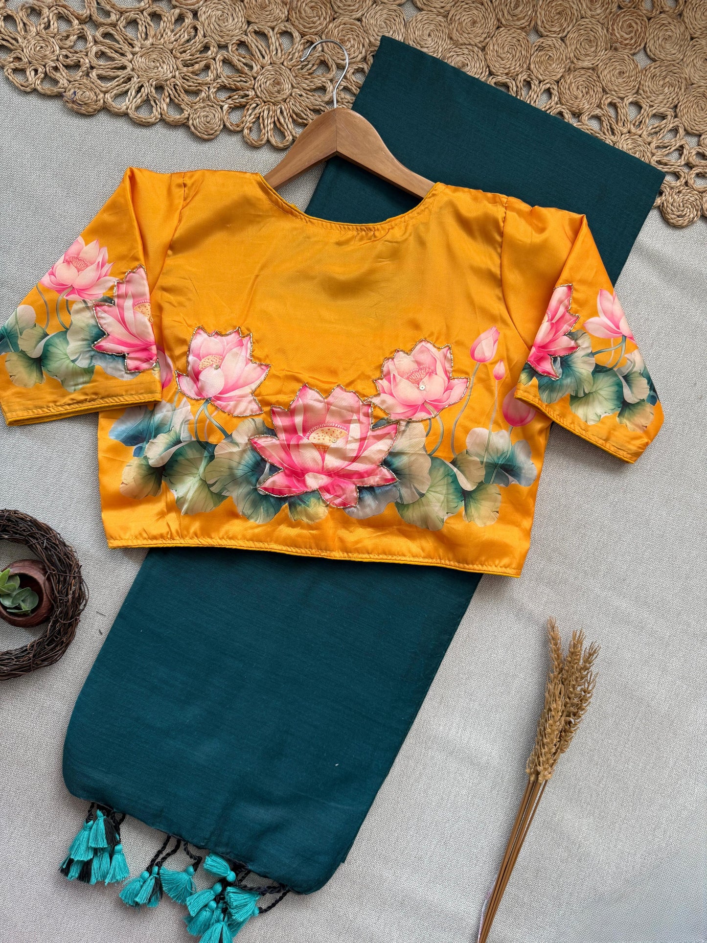 14_ NEW Handloom Khadi  COTTON Saree