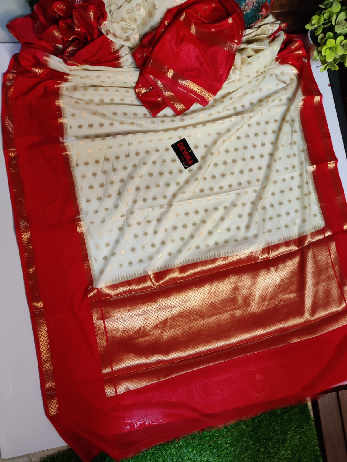 22_Banarasi warm silk soft fab saree