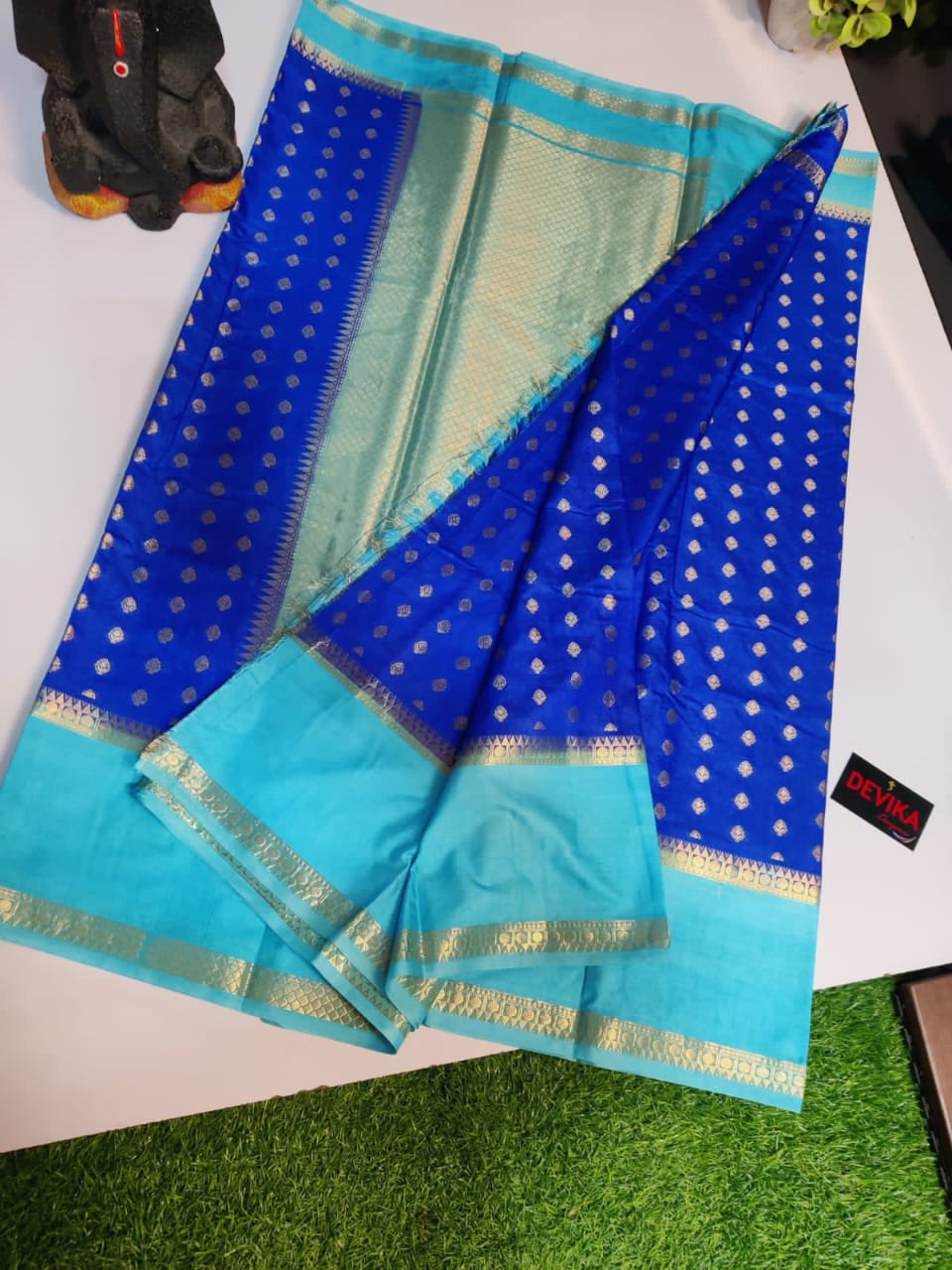 22_Banarasi warm silk soft fab saree