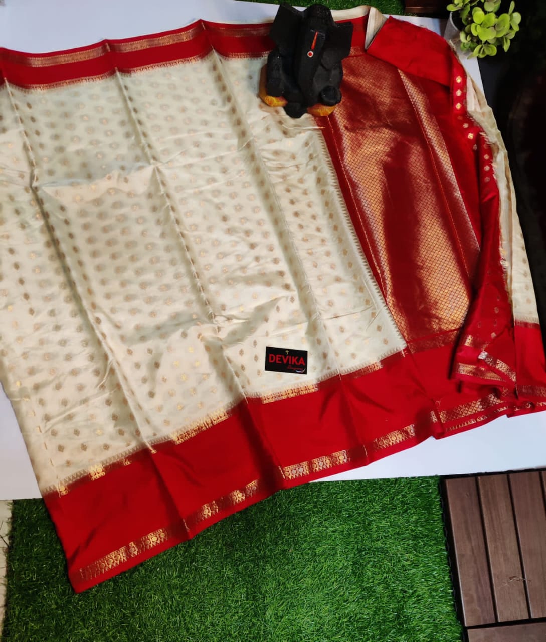 22_Banarasi warm silk soft fab saree