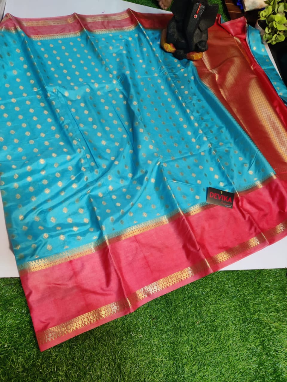 22_Banarasi warm silk soft fab saree