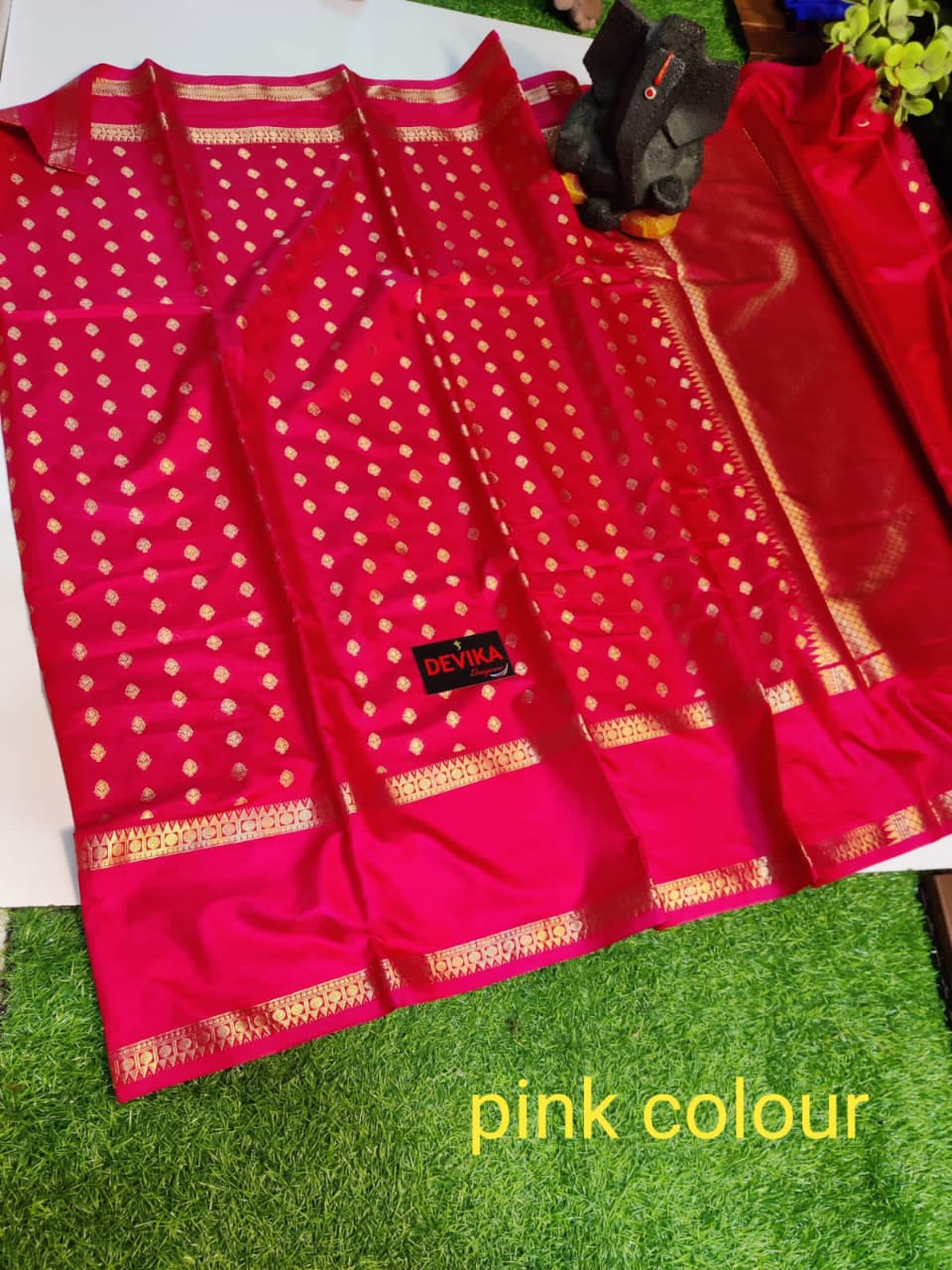 22_Banarasi warm silk soft fab saree