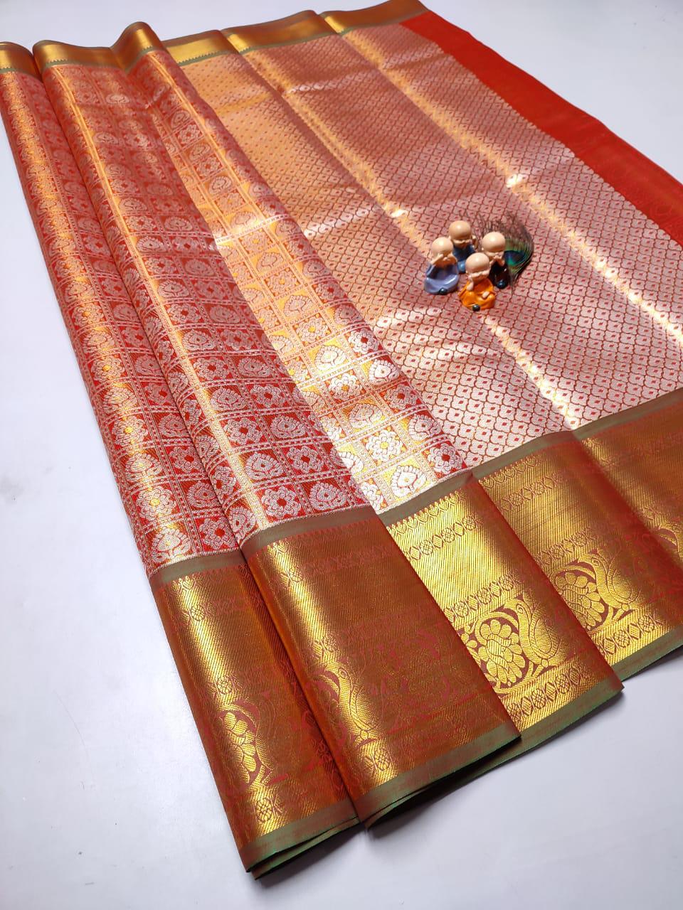 26_GRAND WEDDING TISSUE SILK SAREE