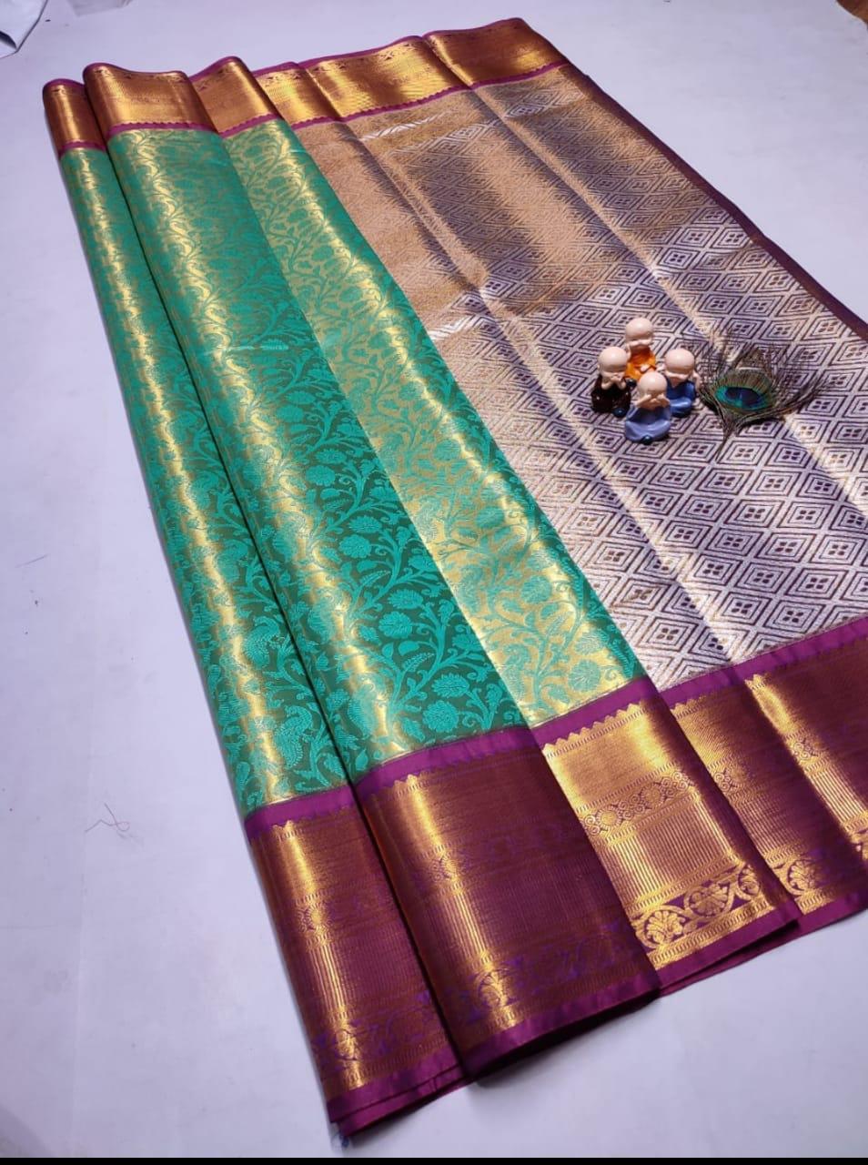 26_GRAND WEDDING TISSUE SILK SAREE
