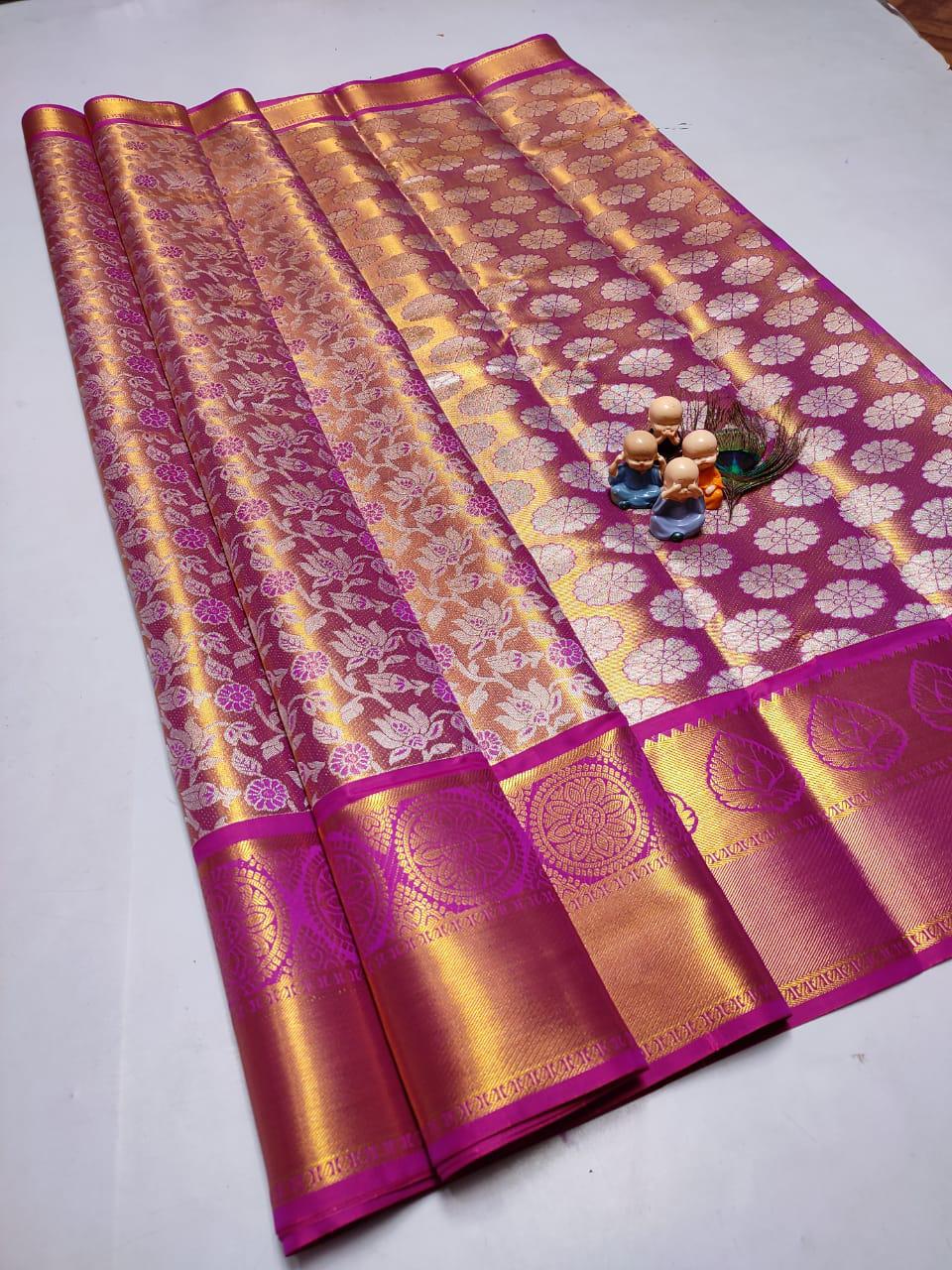 26_GRAND WEDDING TISSUE SILK SAREE