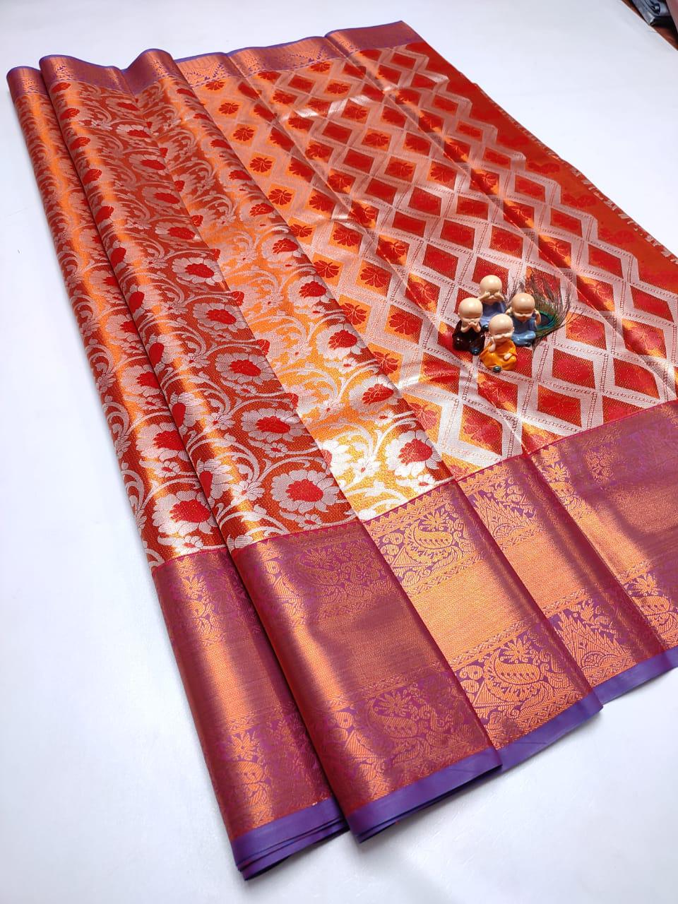 26_GRAND WEDDING TISSUE SILK SAREE
