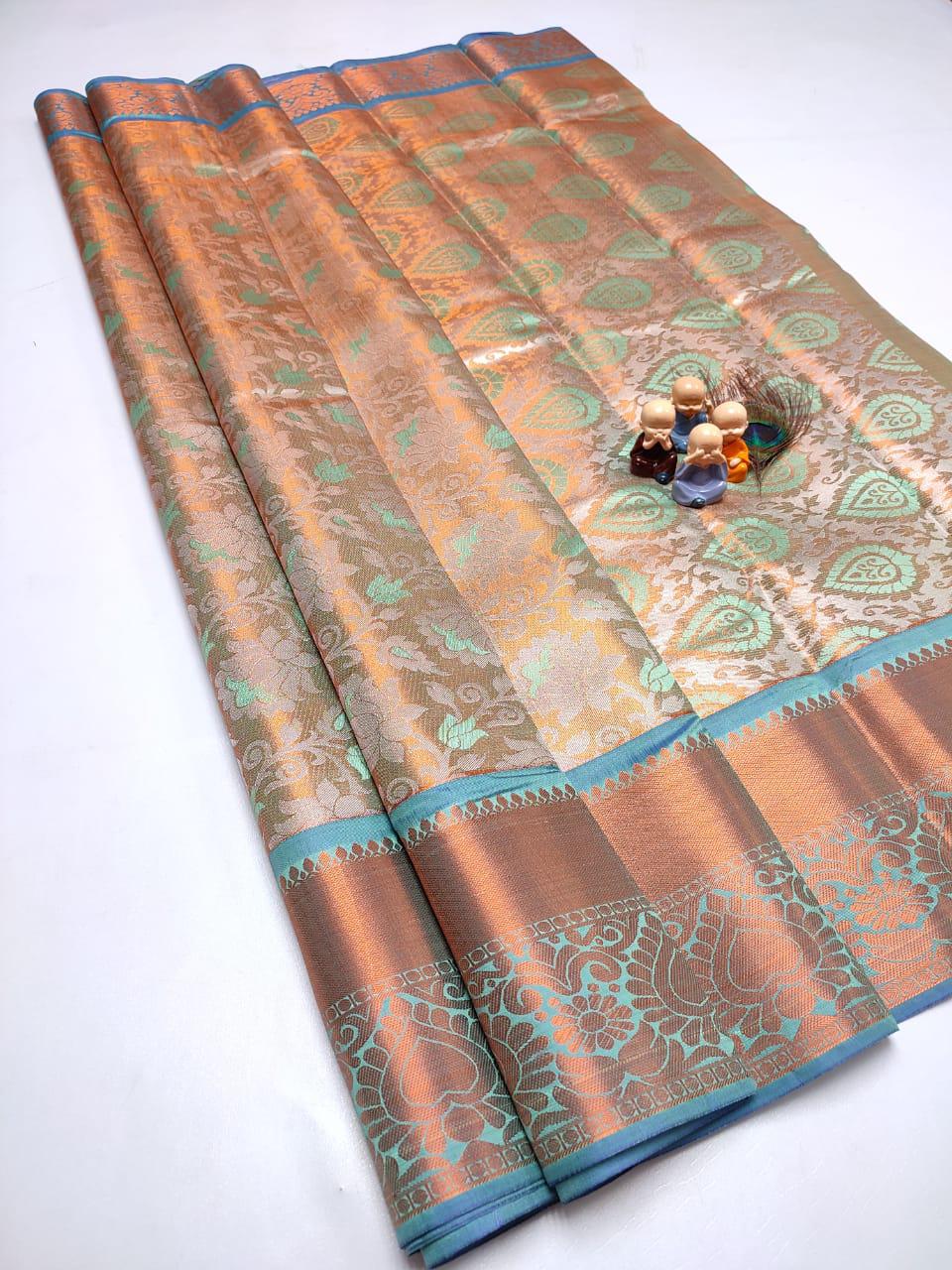 26_GRAND WEDDING TISSUE SILK SAREE