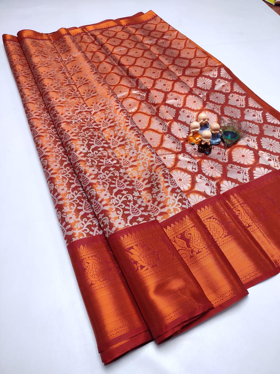 26_GRAND WEDDING TISSUE SILK SAREE
