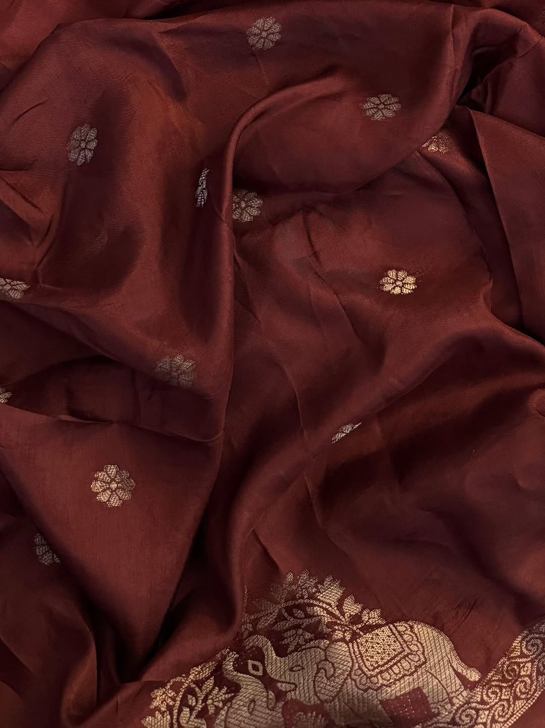 29_Pure Muslin Silk Saree With Running Blouse