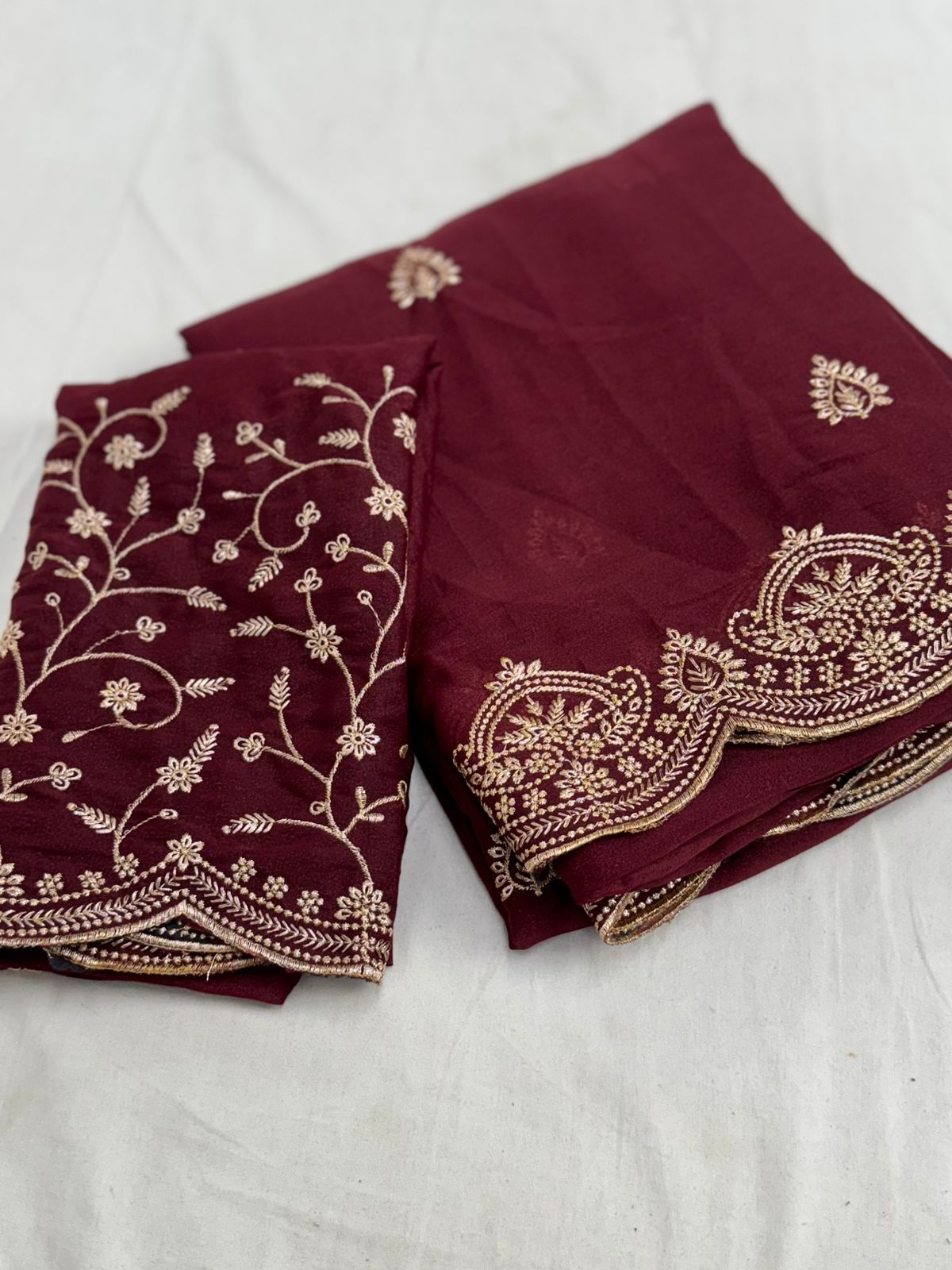 30_Quality-star georgette Embroidery saree