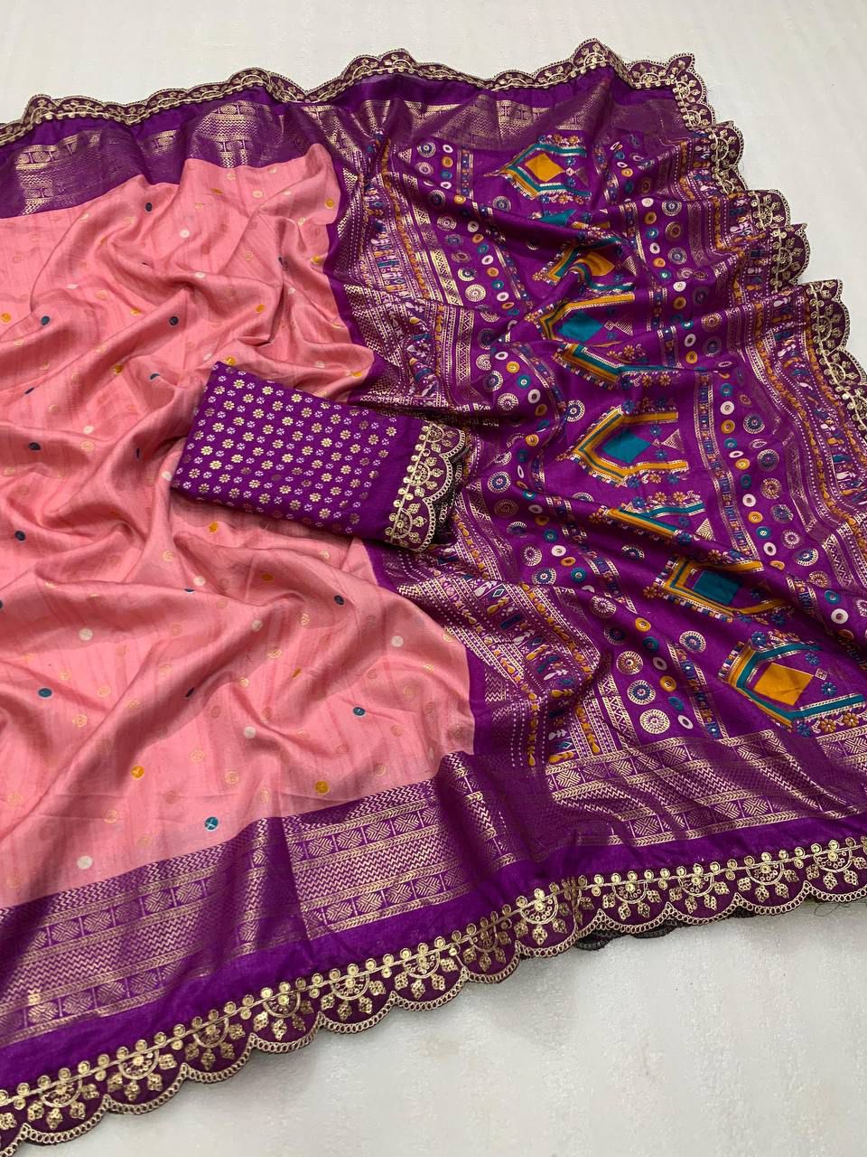 31_Ikkat Design Silk Saree