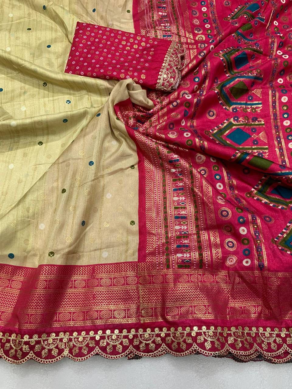 31_Ikkat Design Silk Saree