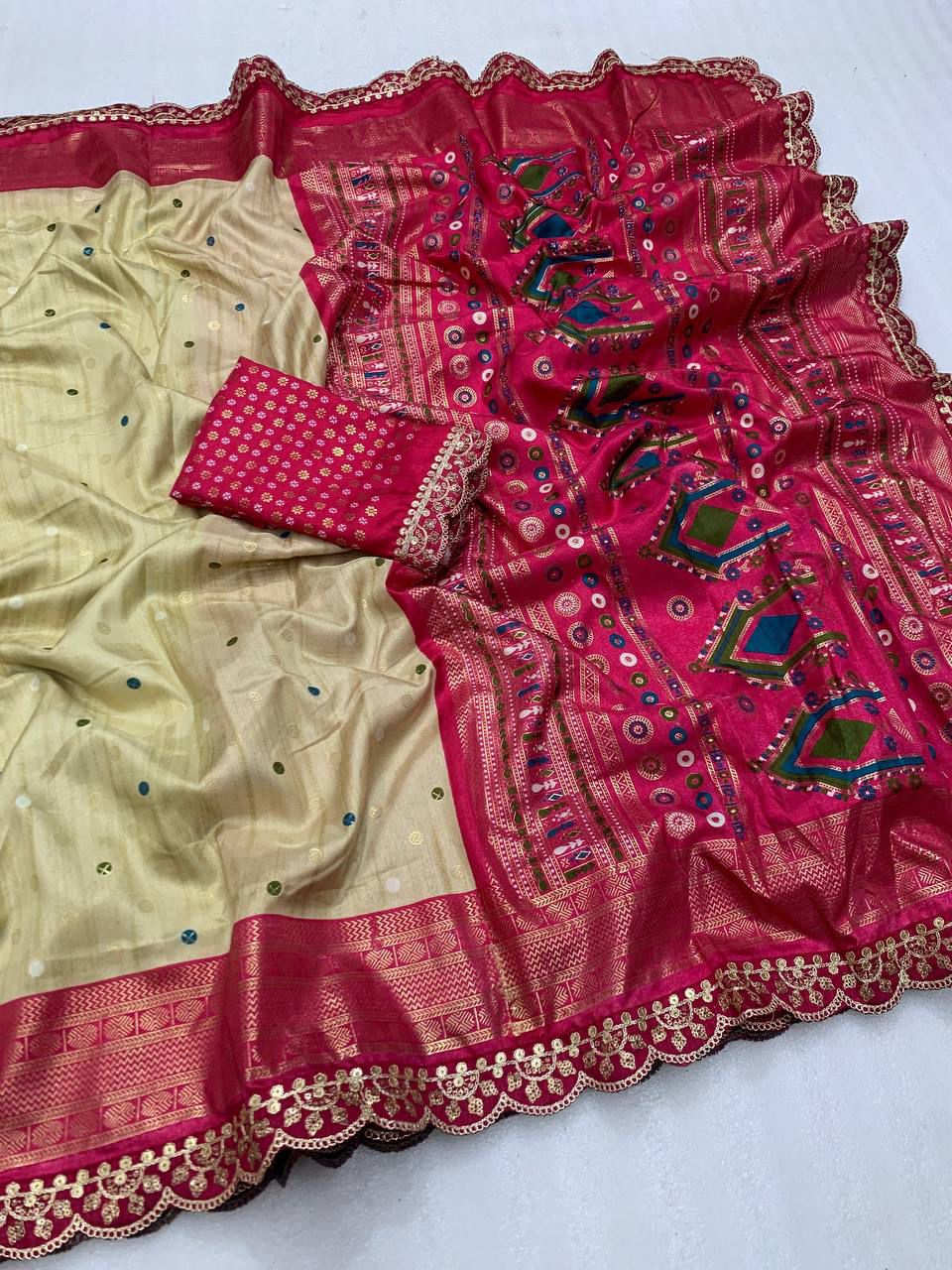 31_Ikkat Design Silk Saree