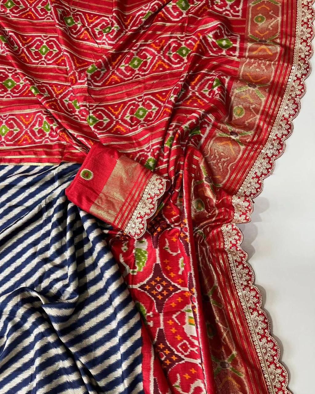 31_Ikkat Design Silk Saree