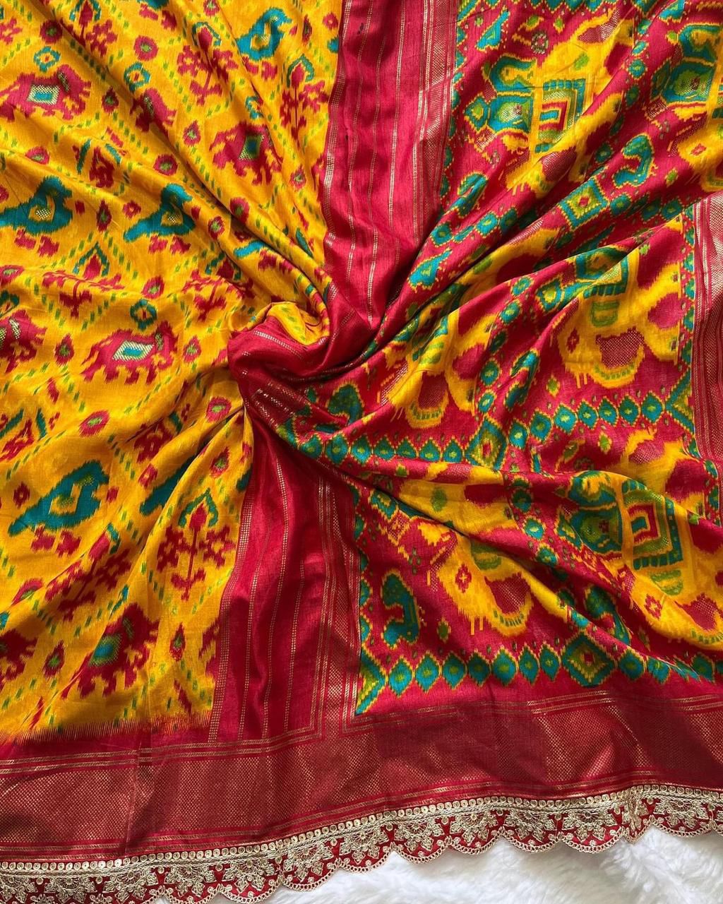 31_Ikkat Design Silk Saree