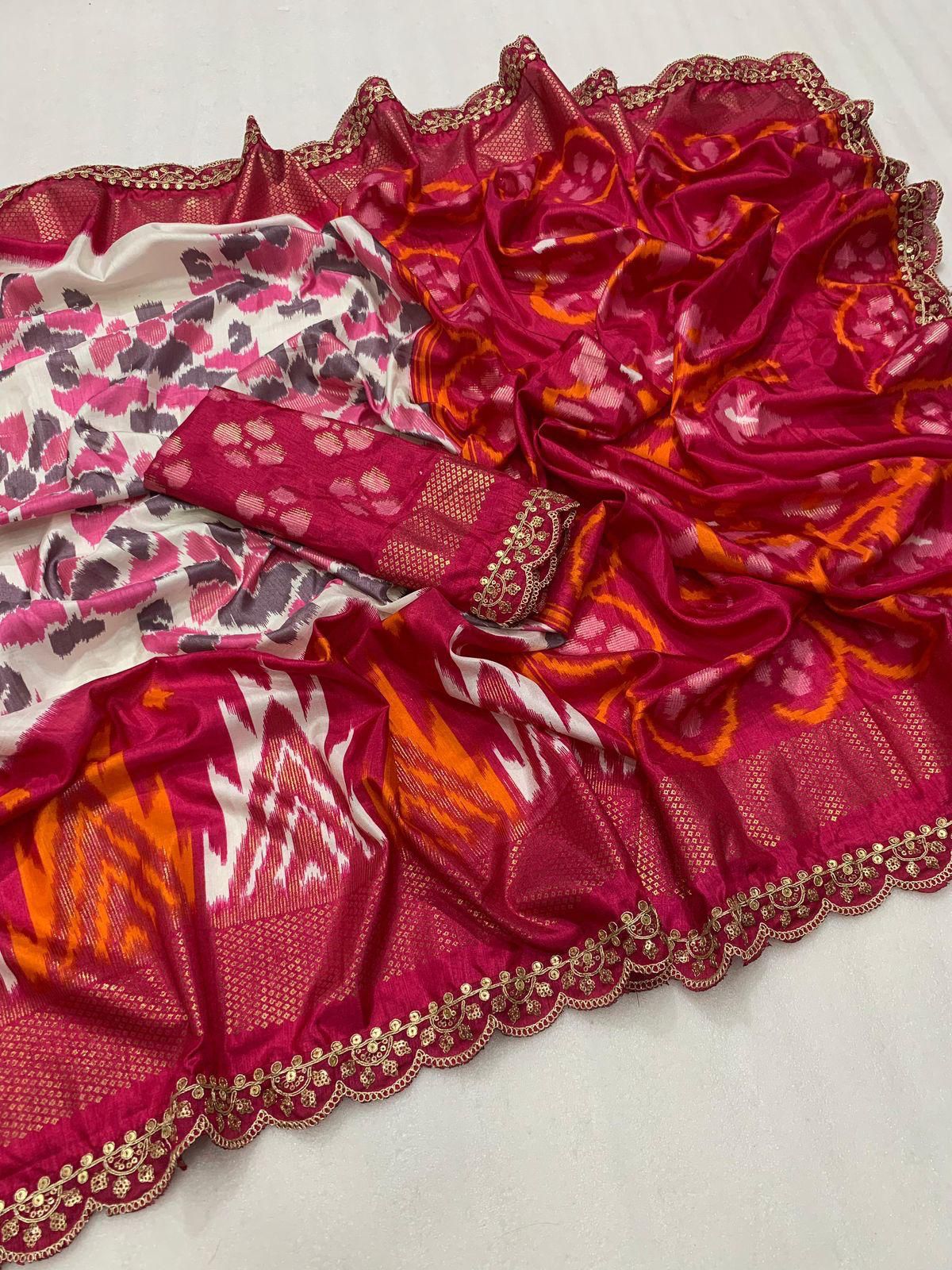 31_Ikkat Design Silk Saree