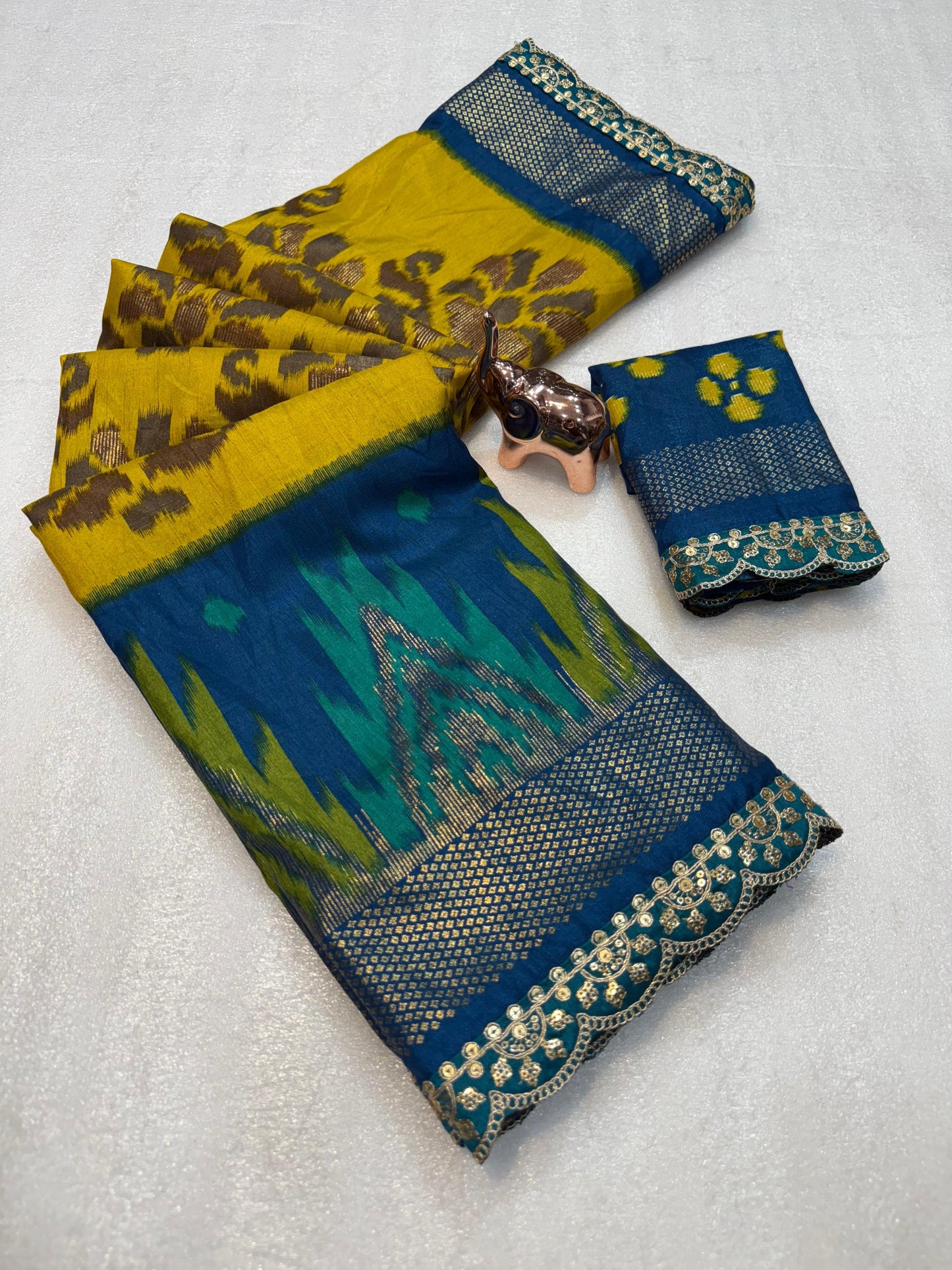 31_Ikkat Design Silk Saree