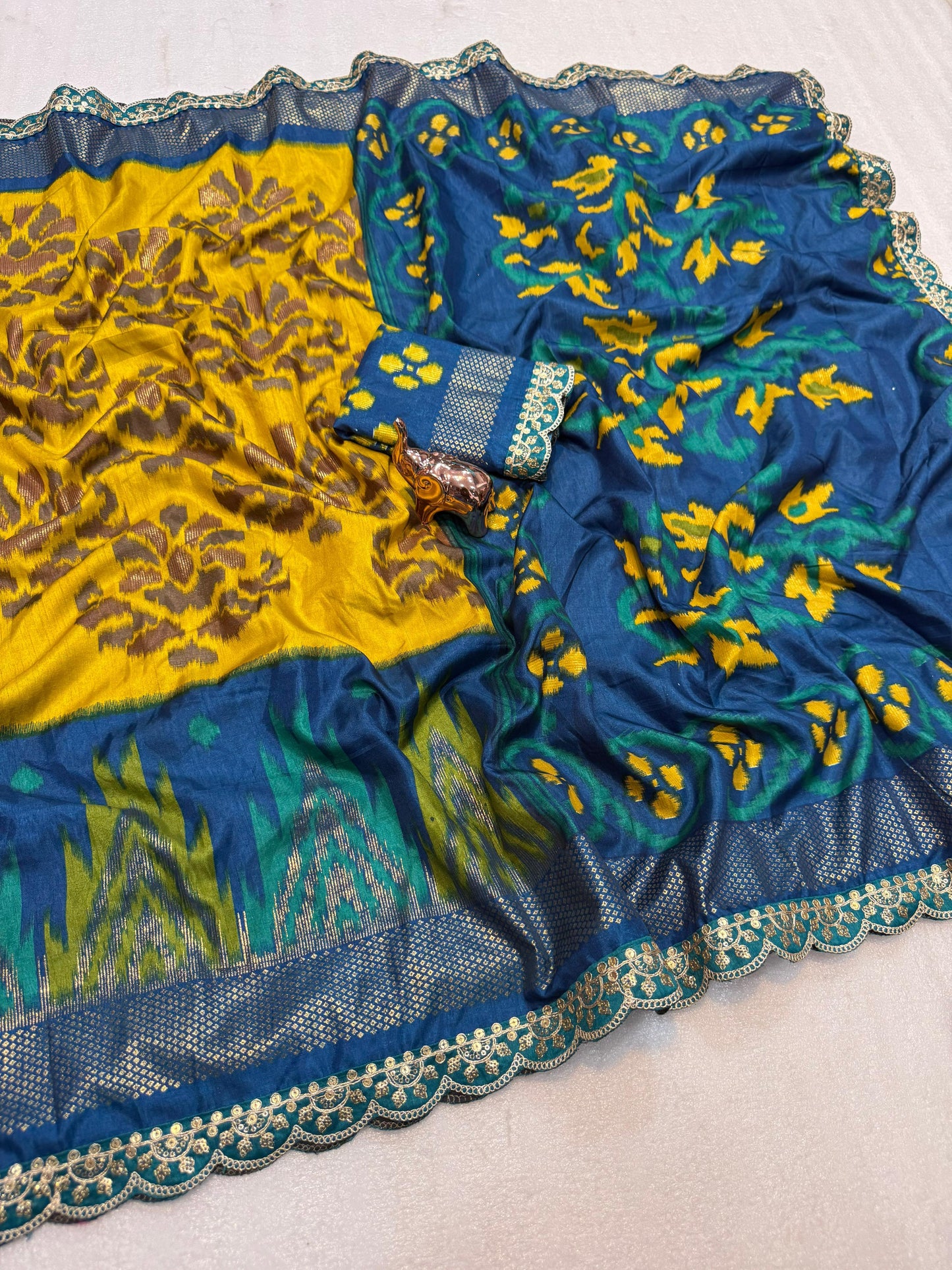 31_Ikkat Design Silk Saree