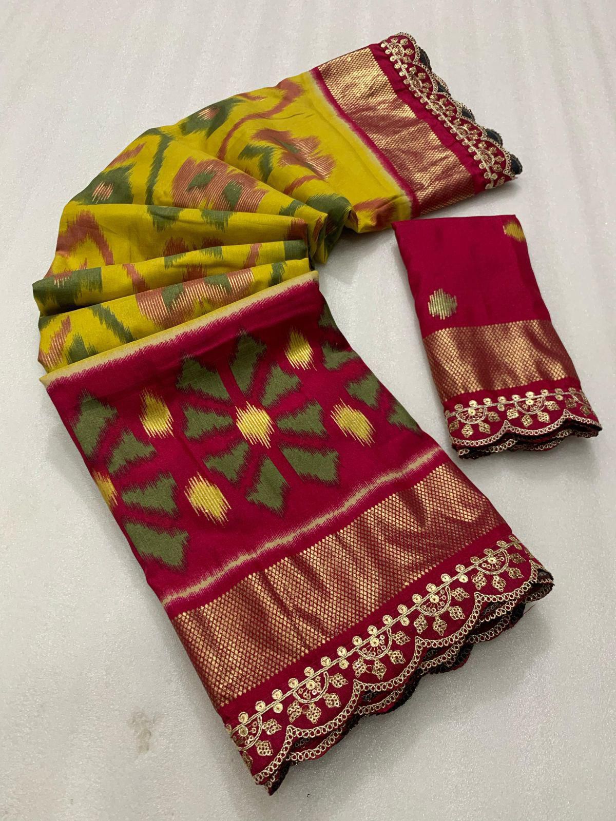 31_Ikkat Design Silk Saree