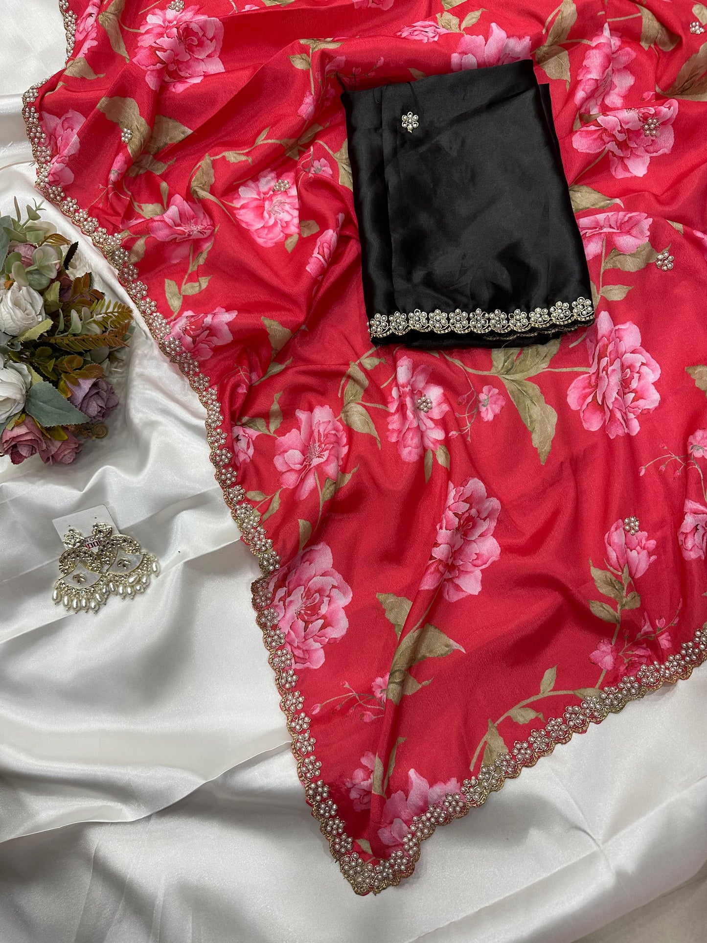 32_New demanded moti work printed saree